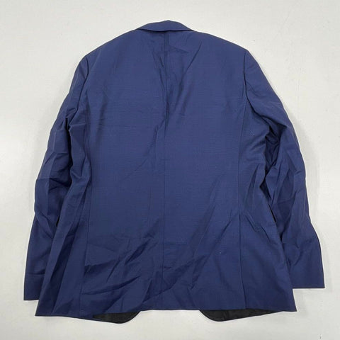 NWT BOSS Blue Silk Wool Shawl Lapel Tuxedo Dinner Jacket Blazer Men's