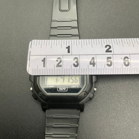Casio F-91W and F-108WH Digital Watch Lot of 2 Black Resin Running
