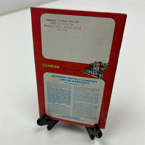 Vintage 1980 Schwinn Bicycle Catalog Brochure Price List BMX Sting-Ray USA