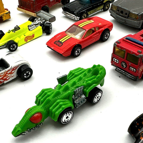 Hot Wheels Matchbox Diecast Vehicle Lot 13 Cars Mixed Models Vintage Loose