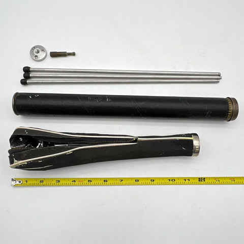 Vintage Sunset & Da-Lite Mid-Century Tabletop Camera Tripod Lot 2 W/Cases