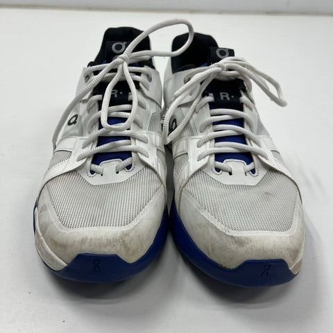 On The Roger Clubhouse Pro White Dark Blue Tennis Shoes Men's Size 10
