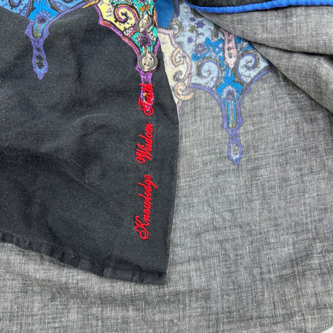 Robert Graham Men's Classic Fit Multicolor Paisley Cotton Button Up Shirt Sz L