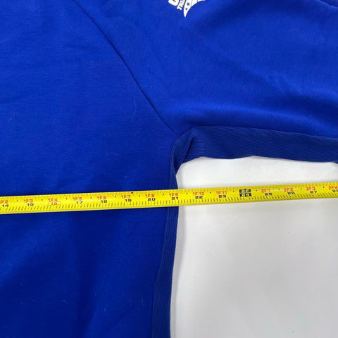 Descente Men's USA Triathlon Blue Crewneck Pullover Sweatshirt Logo Sz XL