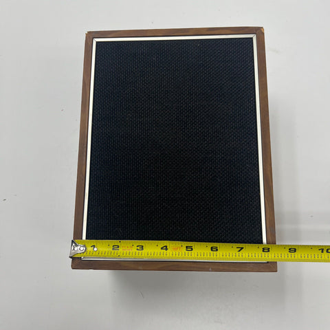 Vintage Hitachi Bookshelf Speaker Single 8 Ohm Woodgrain Hi-Fi Stereo Japan