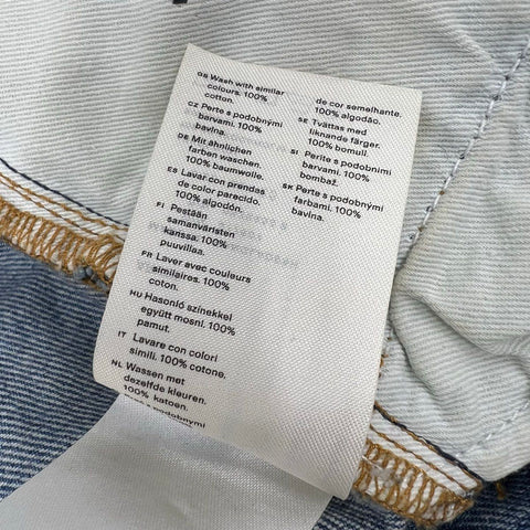 Arket Women's Blue W003 365 Cotton Denim Straight Leg Jeans Size 25