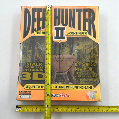 Deer Hunter II The Hunt Continues PC Windows 95/98 New Factory Sealed