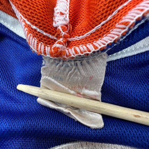 Vintage 80s Edmonton Oilers NHL Hockey Jersey Gretzky Era Made in Canada Sz XL