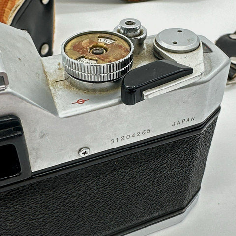 Vintage Yashica TL Electro X 35mm SLR Film Camera Body With Teleconverter