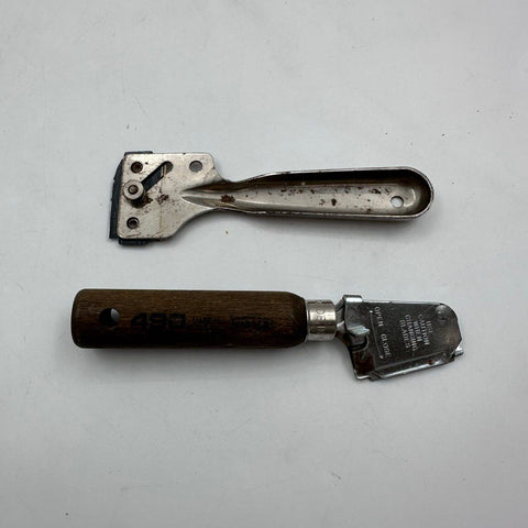 Vintage Razor Blades and Scrapers Lot Warner Ideal Ace Hardware USA Tool Set