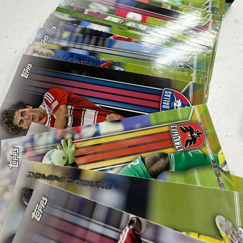 Soccer Card Lot 2010s Topps MLS Approximately 100 Cards See Photos