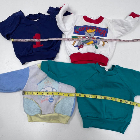 Vintage 80s 90s Kids Clothing Lot Small Steps Ocean Pacific Single Stitch 18MOS