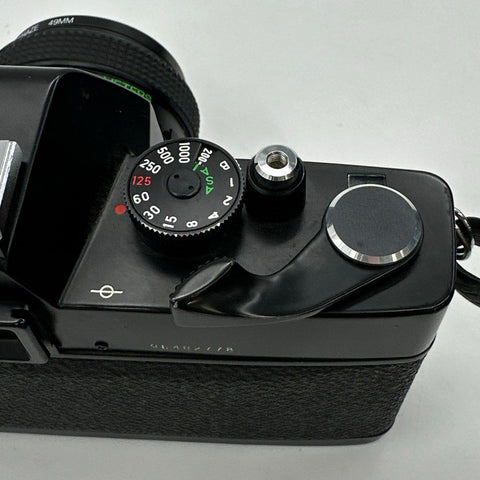Vintage Vivitar 220/SL 35mm SLR Film Camera Lot With 50mm & 135mm Lenses Bag