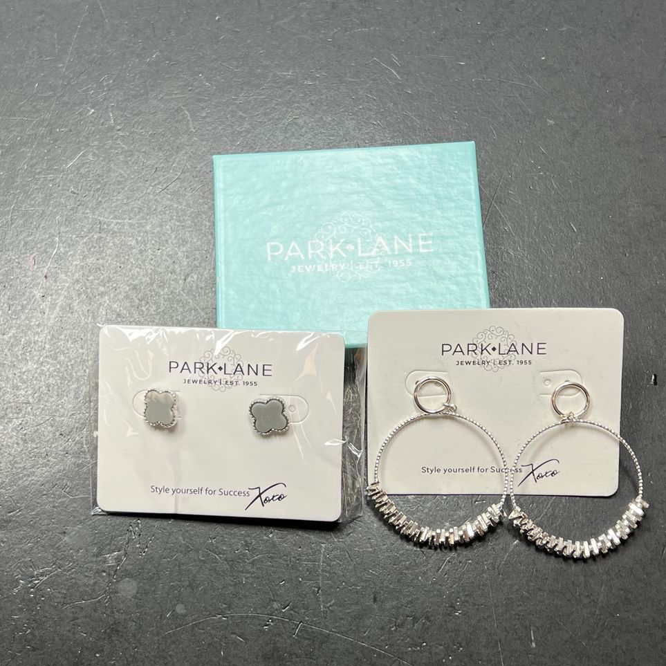 2 Pair Park Lane Stud and Dangling Earrings NIB