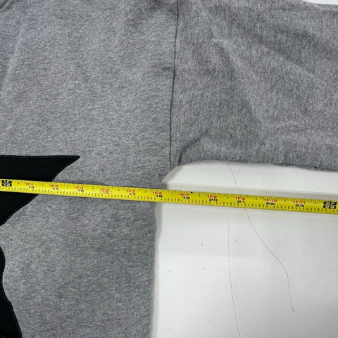 Stella McCartney Kids Fringed Star Sweatshirt Dress Gray Sz 14Y