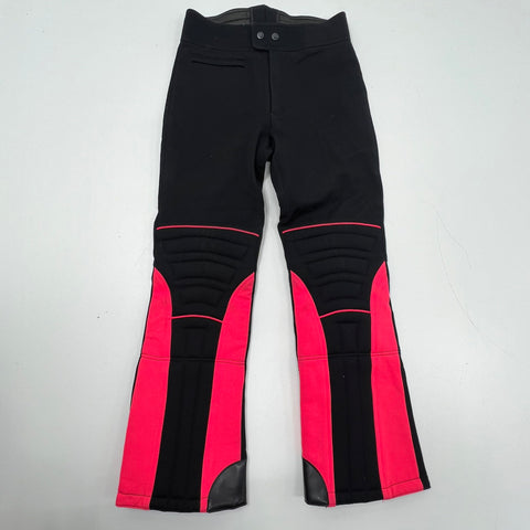 Vintage 80s Profile Retro Padded Ski Snow Pants Colorblock Hong Kong Sz 28