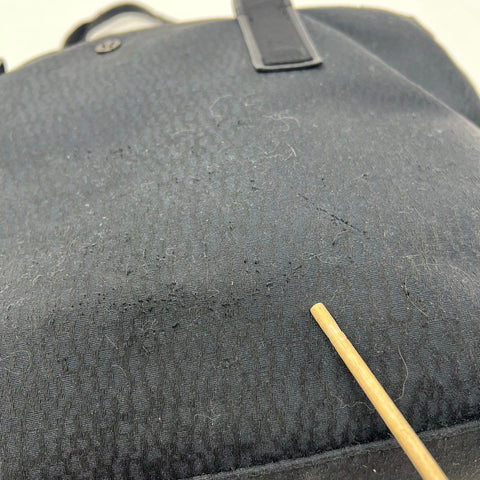 Lululemon Black Textured Canvas Tote Gym Bag Large Duffel Travel