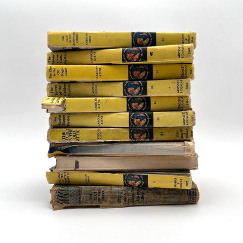 Nancy Drew Mystery Stories Lot 11 Books Grosset & Dunlap Vintage Hardcovers