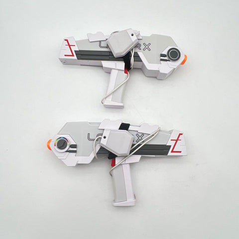 Laser X Laser Tag Blaster Gaming Set 2 Guns with Receiver Sensors White Loose