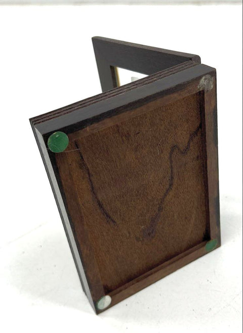 Vintage 80s Peugeot 1907 Car Playing Cards Wooden Display Box Automobilia