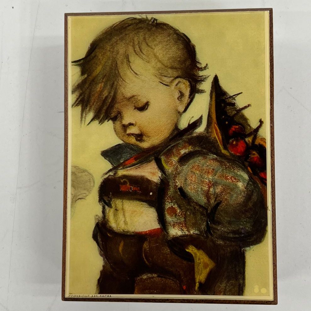 VTG Collectible Reuge Swiss Music Box Tiroler Holzhackerbuab'n Musical Movement