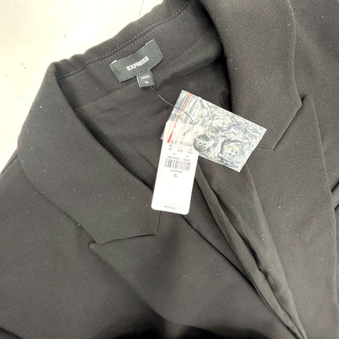 NWT Express Women's Gray Business Blazer Jacket Sz XL