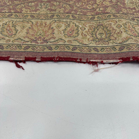 Vintage Eastern Style Runner Rug Red Floral Burgundy 90" x 30" (7.5' x 2.5')