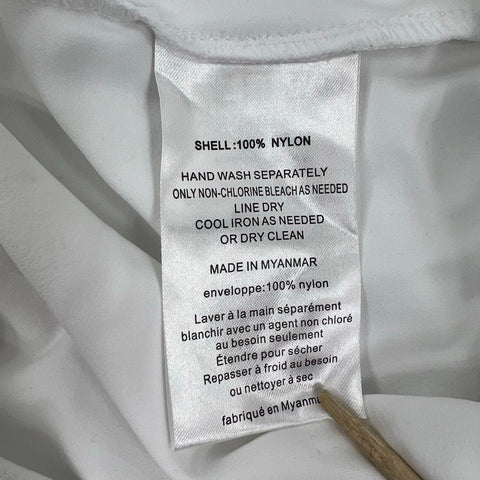 Dominique Women's Bridal Lot Corset 42DD/E Trumpet Slip L Hair Vine White