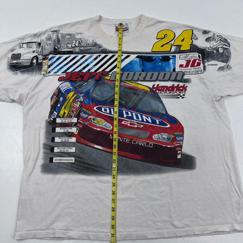 Vintage Y2K Chase Authentics Jeff Gordon Men's NASCAR DuPont #24 Shirt 2XL