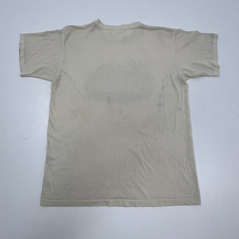 Vintage 80s Raccoon Wildlife Animal Graphic T-Shirt Single Stitch Sz S