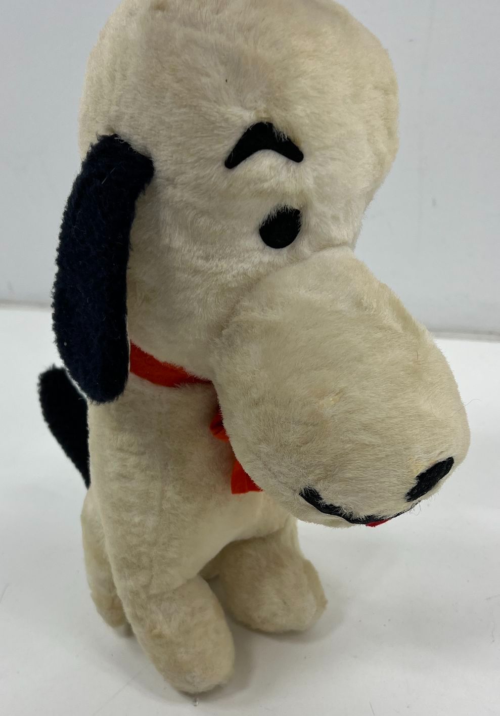 Vintage Snoopy Style Plush Stuffed Animal Dog 15" Peanuts Lookalike 1960s