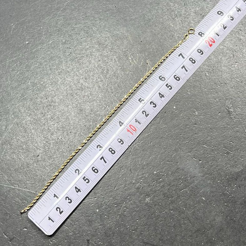 Danecraft Vermeil 925 Sterling Silver Gold tone Twist Bracelet 3.43g