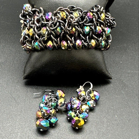 Mixed Fashion Jewelry Set Lot of 11 Necklaces Bracelets Earrings Chiefs USPS