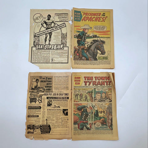 Marvel Comic Lot 1960s 1970s Western Rawhide Kid 3 Comics