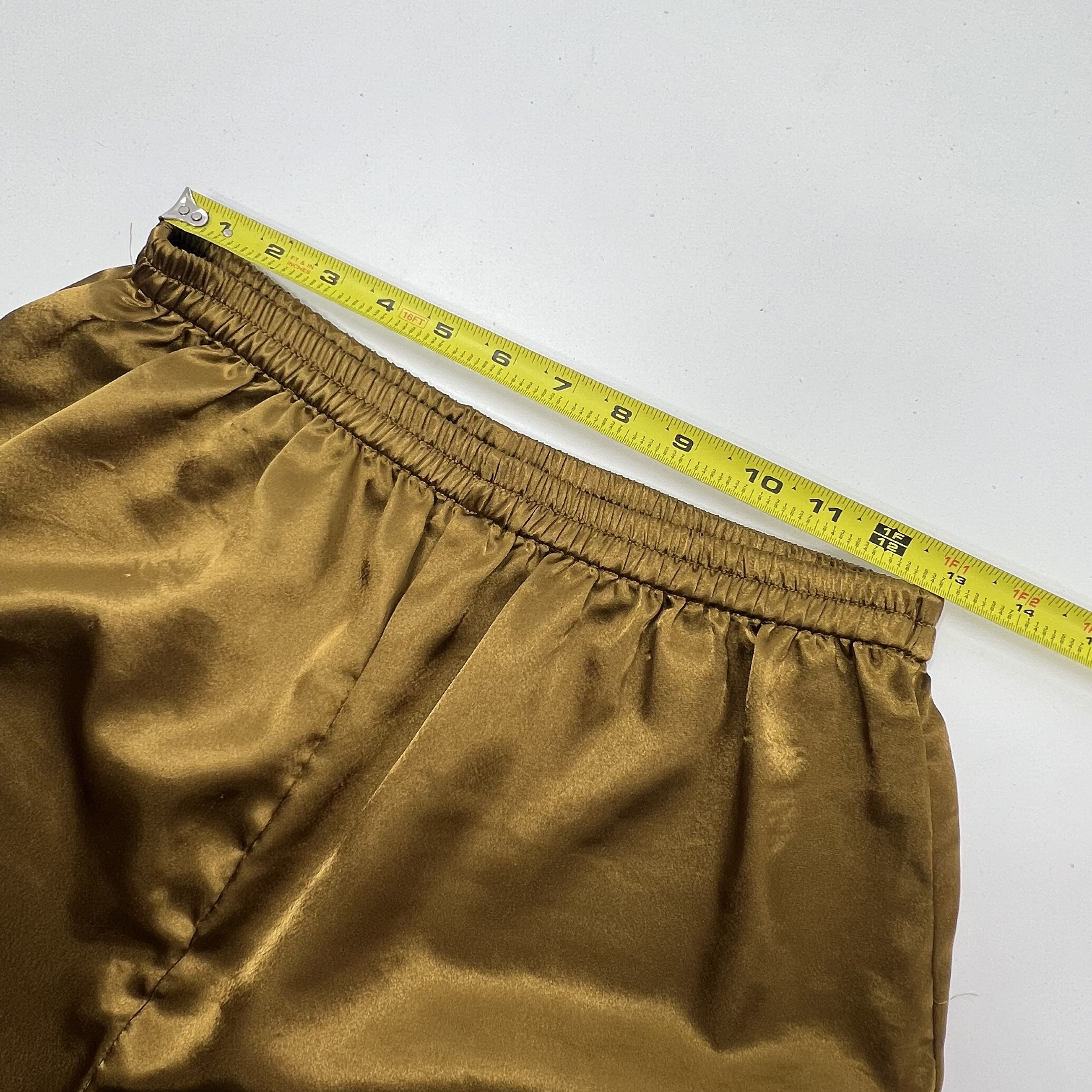 Vintage Victoria's Secret Gold Label Pajama Set Small Bronze Gold Tone