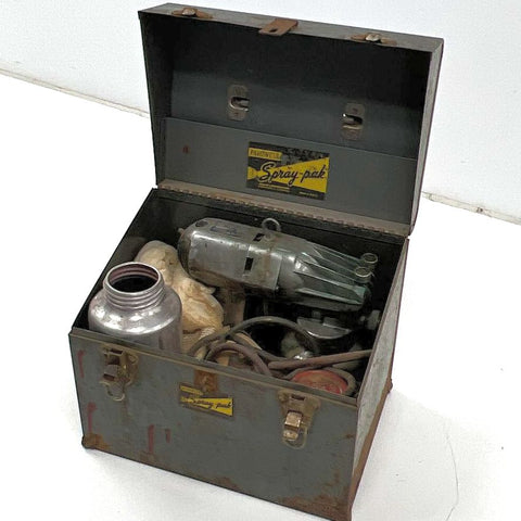 Vintage Payswell Spray-pak Model J Electric Paint Sprayer Kit in Metal Case