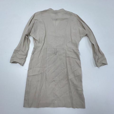 BCBGMAXAZRIA Women's Oyster Helena The Dropped Lapel Dress Size XS NWT