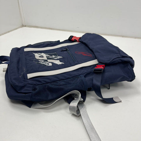 Vintage Y2K Red Bull Racing 04 Navy Blue Backpack Rucksack Embroidered Graphic