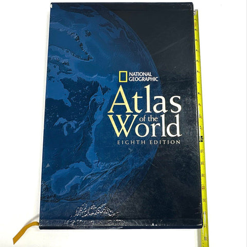 National Geographic Atlas of the World Eighth Edition Large Hardcover Map Book