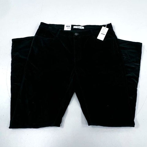 Brax Women's Style Mary Slim Fit Green Velvet Motion Pants Sz 44 US 18R NWT