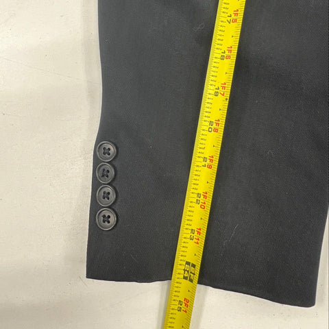 Vintage 90s Oscar De La Renta Tencel 3 Button Suit Jacket Blazer Sz 42R