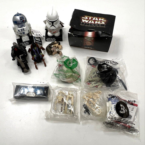 Star Wars Action Figure Lot 12 Pieces Episode I Promos Candy Dispensers Sealed
