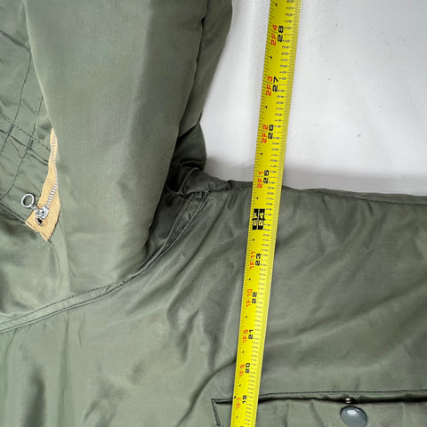 Vintage 70s Military Sage Green M-3B Antarctic Parka Jacket Coat Men's L