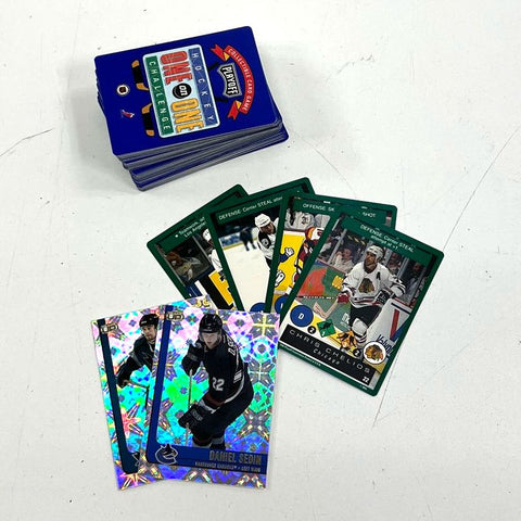 Daniel Sedin Holo + Hockey Card Lot Playoff One on One Challenge 1990s-2000s