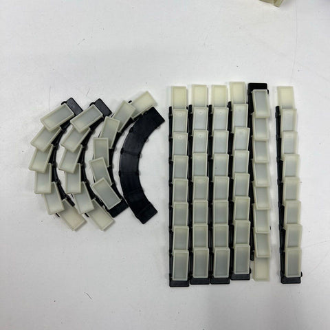 Vintage 80s Domino Rally Ghost Ride Glow In The Dark Toy Set Parts Lot