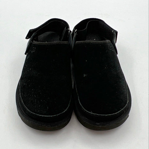 UGG Tasman Sport Black Suede Slip-On Clog Slippers Men's Size 9