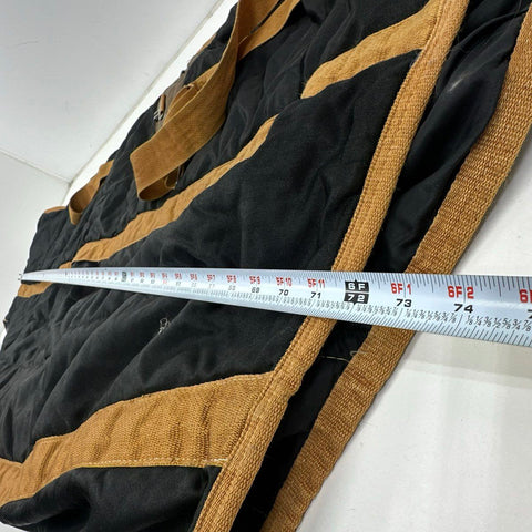 BMB Jubilee Horse Blanket Quilted Turnout Rug Black Tan Equestrian Gear