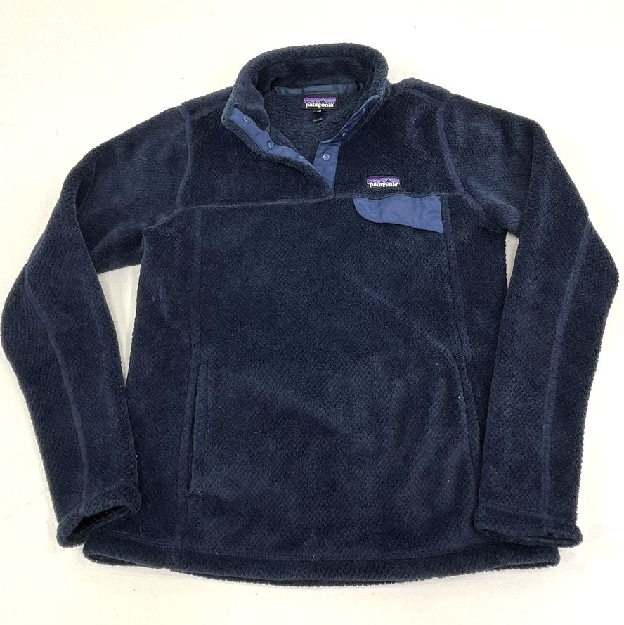 Patagonia Navy Blue Synchilla Snap-T Fleece Pullover Women's Size M