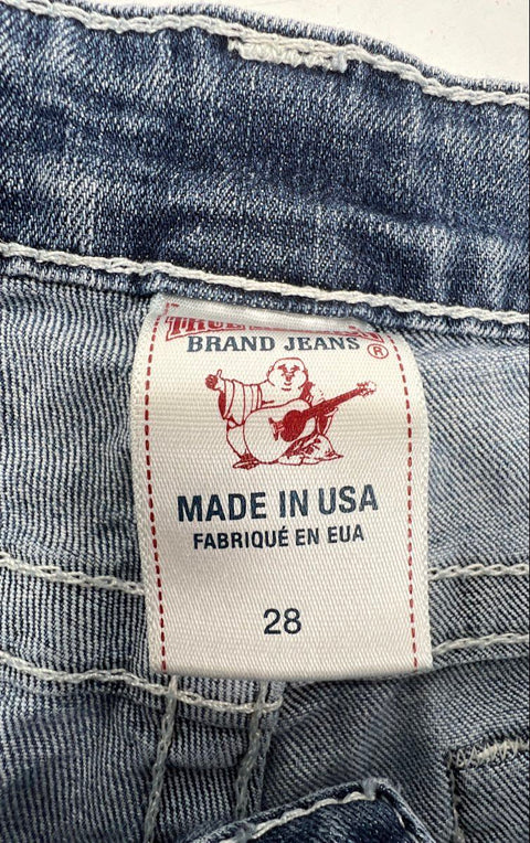 True Religion Women's Stella Low Rise Skinny Jeans Blue Sz 28 Made in USA