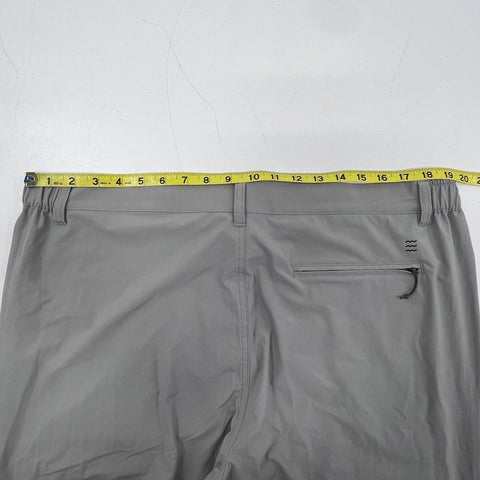 Free Fly Men's Latitude Pants Cement Gray UPF 50+ Stretch Technical NWT Sz XL